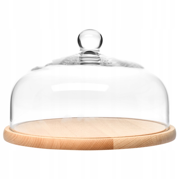 Klobouk s dřevěnou paterou Glamour Krosno 28,5 cm podnos