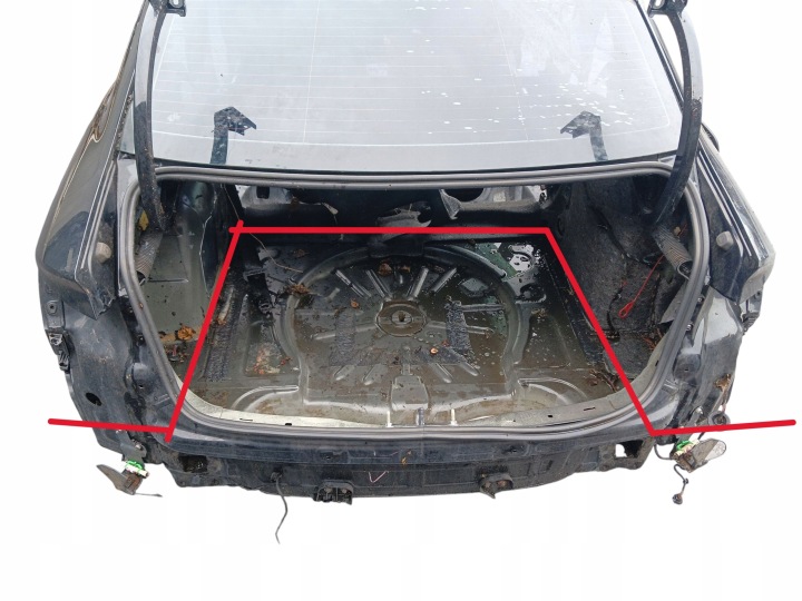 Gurten hinten LADEBODEN AUDI A3 S3 8V Sedan 5D LAK: LZ9Y (13-16)
