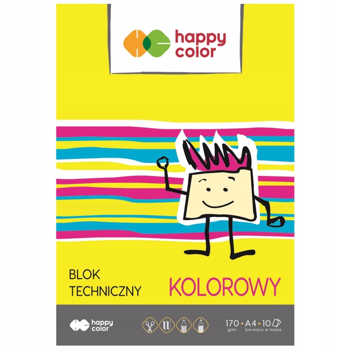 Альбом для креслення A4 10K Колір Happy Color — фото 4