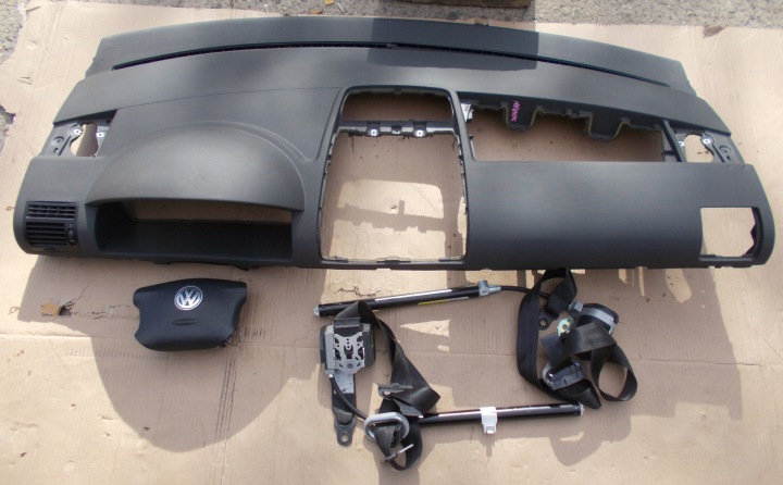 VW SHARAN dashboard console airbag tension belts original EU
