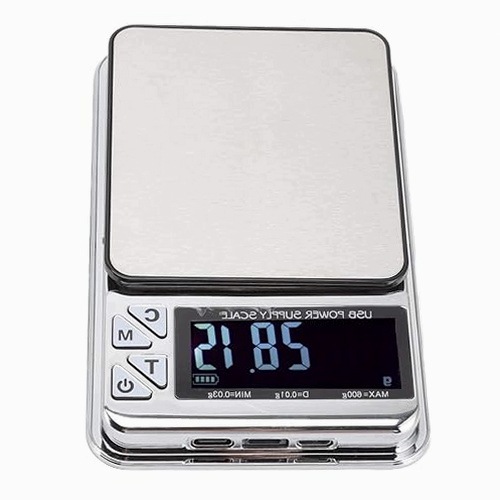 Вага кухонна цифрова 600 г точна LCD для випікання прикрас сталевий