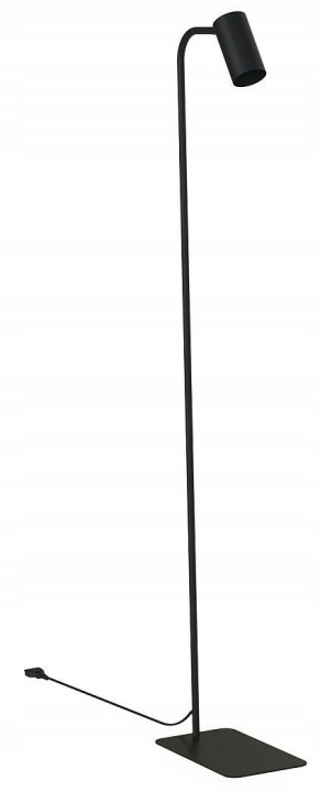 Stojací lampa do pokoje a bytu Podlahová lampa Mono Černá 1xGU10 130cm