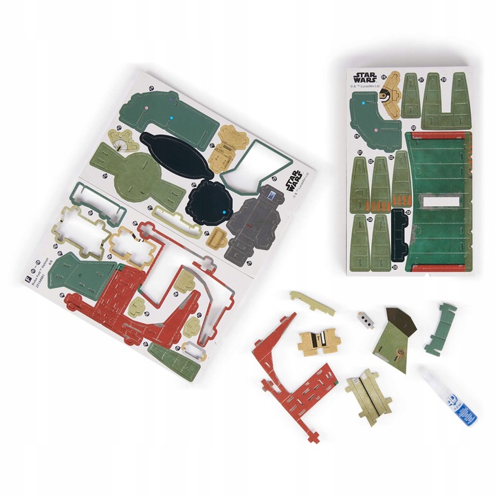 BOBBA FETT HEŁM PUZZLE 3D MANDALORIAN STAR WARS GWIEZDNE WOJNY Materiał karton papier