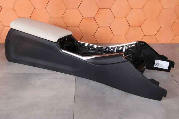 BMW G20 G21 G22 G23 G26 tunnel media bracciolo MERINO ELFENBEINWEISS