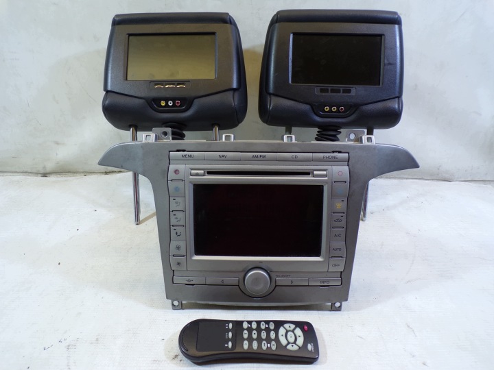 RADIO opierky Z MONITORAMI FORD SMAX S-MAX 1 a GALAXY (K2)