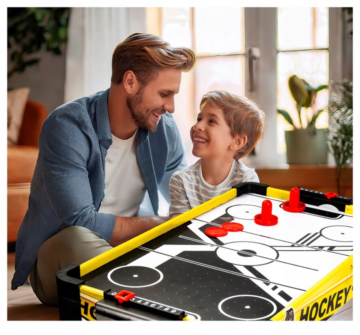 CYMBERGAJ GAME TABLE WITH AIR FLOW SYSTEM BATTERY OPERATED HOCKEY FOR KIDS GAME Manufacturer code 1550