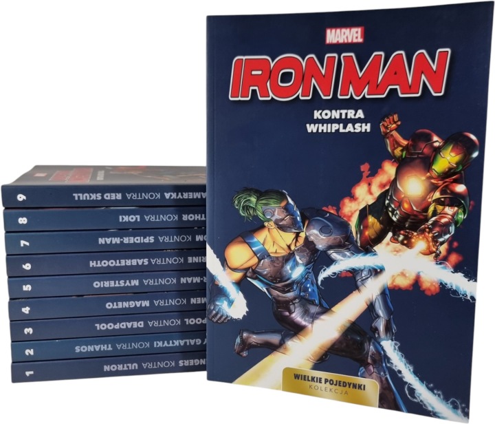 Zdjęcie egzemplarza: Marvel Wielkie Pojedynki 1-10 / Komplet / Komiks Kolekcja