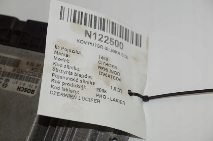 computer 9664618080 1.6HDI CITROEN BERLINGO