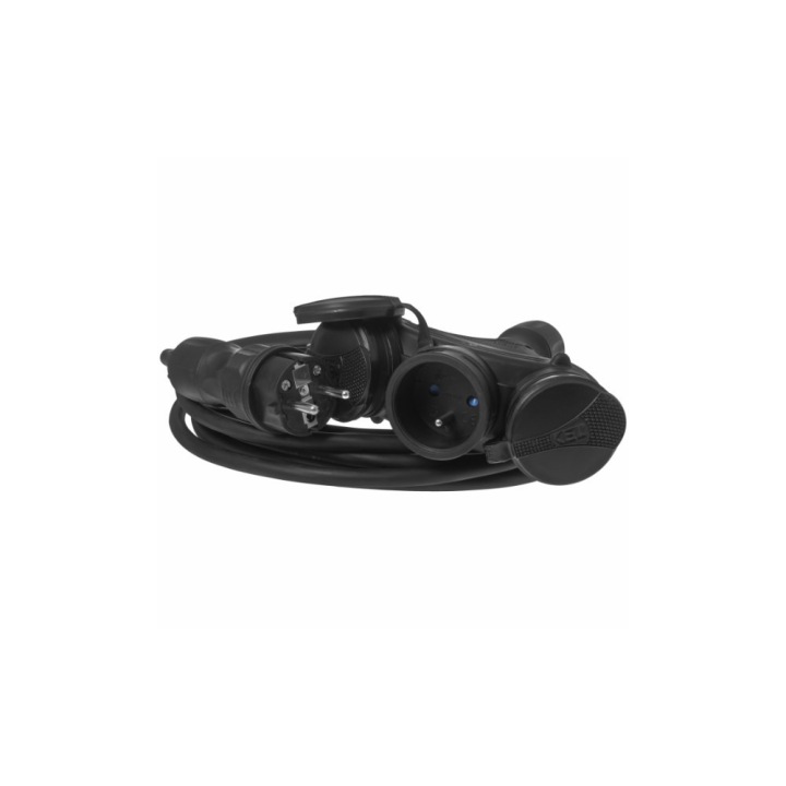 Prodlužovací Kabel 3 zásuvky IP54 16A 3x2,5 5 m Plastrol W-01169