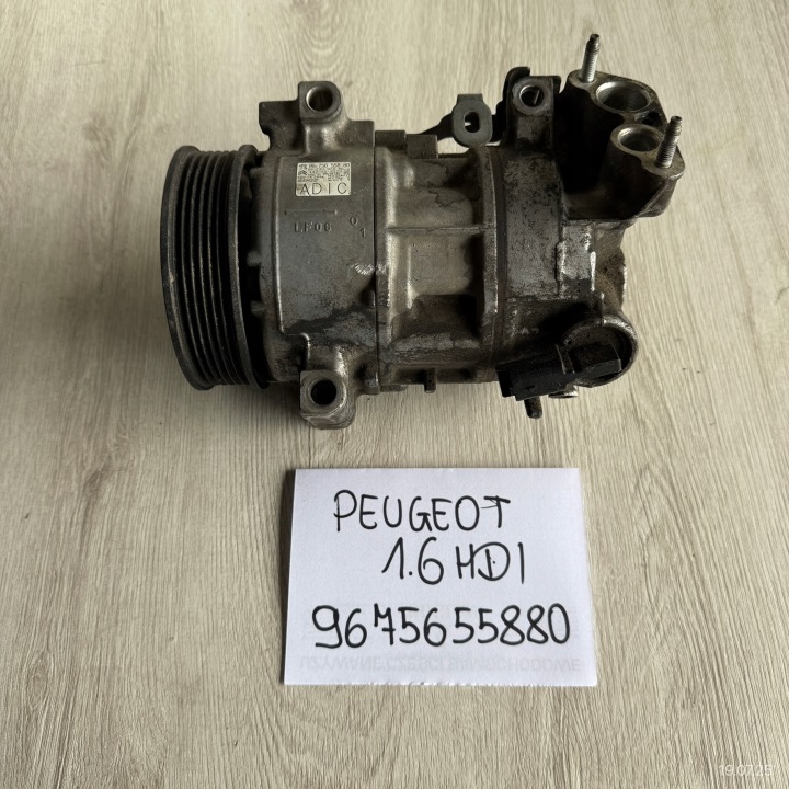 Compresseur Pompe Climatisateur air conditionné Compresseur CITROEN PEUGEOT 1.6 HDI 9675655880