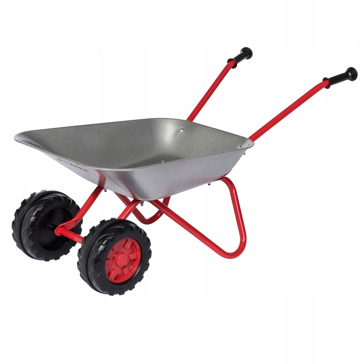 TACZKA OGRODOWA BUDOWLANA ROLLY TOYS DO PIASKU 2 KOŁA KOŁOWA STABILNA