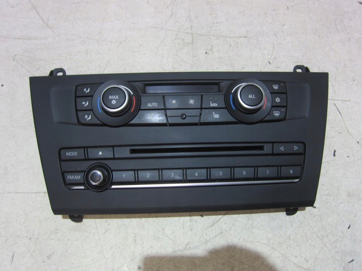 BMW X3 F25 X4 F26 panel ovládání klimatizaci RADIO vyhřívaná 9252738
