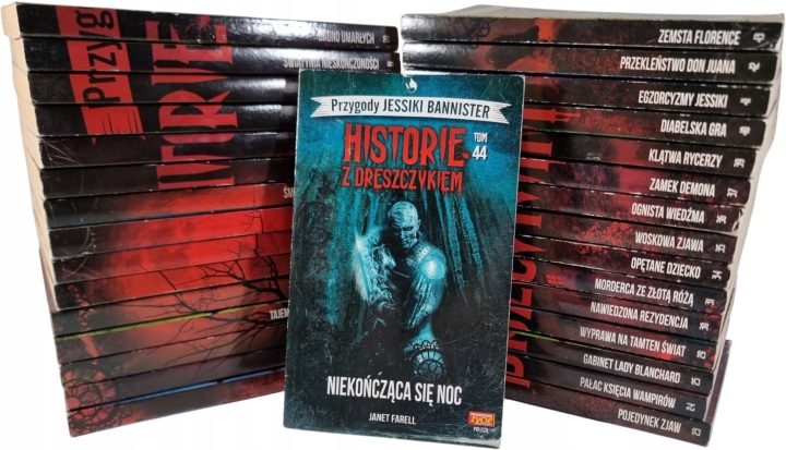 Zdjęcie egzemplarza: Historie z Dreszczykiem / zestaw 31 książek / Janet Farell