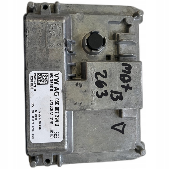 SEAT IBIZA 1.0 TSI DLAA 05C907394D 42011906 GCM7.4 42101001 GCM7.4 Computer