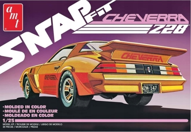 Модель пластикова - Автомобіль Cheverra Custom 1980 Camaro Z28 - AMT