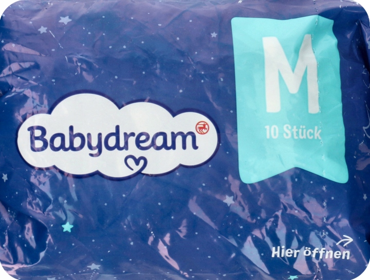BABYDREAM трусики-підгузки на добраніч, розмір M 17-30 кг, 10 шт. — фото 3