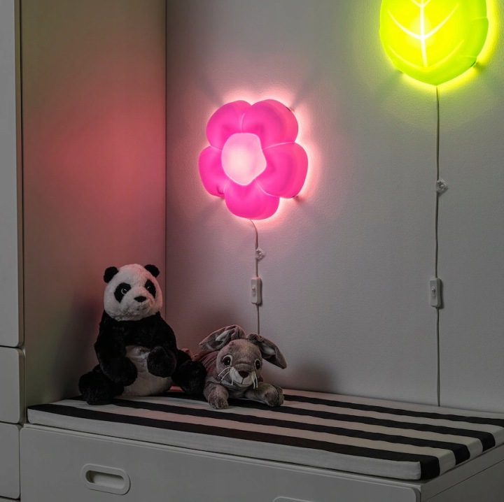 Лампа настінна IKEA інтегроване джерело LED рожевий — фото 5