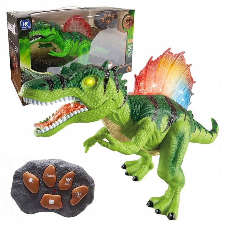 INTERACTIVE DINOSAUR REMOTE CONTROLLED ROBOT FOR CHILDREN EFFECTS SOUND LED