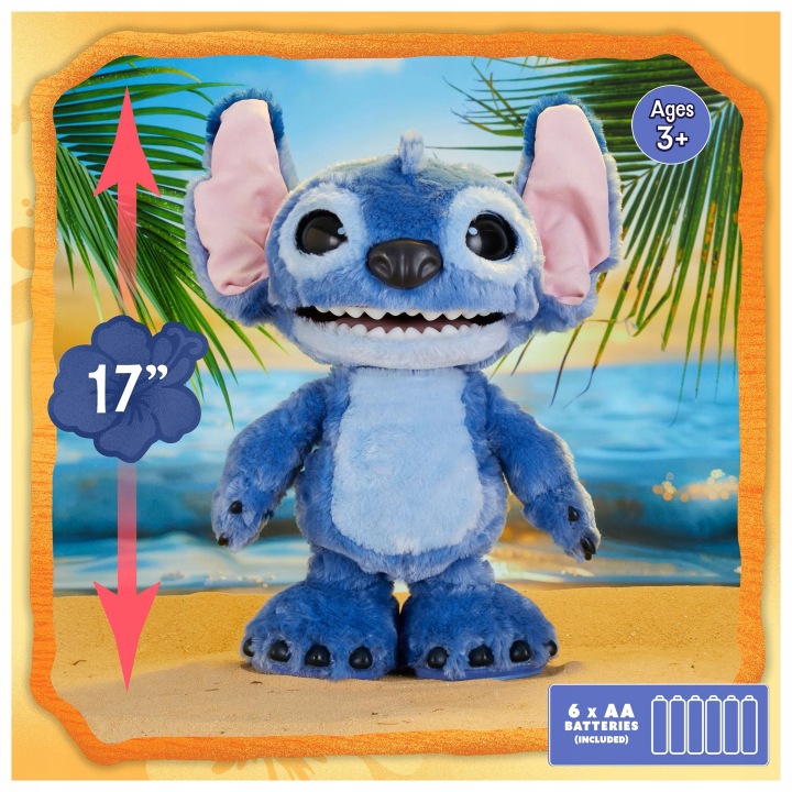 М'яка іграшка Інтерактивна Stitch Disney Ultimate 43 см Lilo Stitch Подарунок 3+! (новий з дефектом) — фото 4