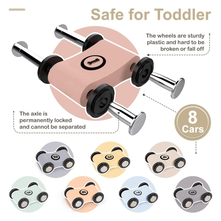Дерев'яна гірка кулькова, Монтессорі іграшка автомобільна для дітей — фото 2