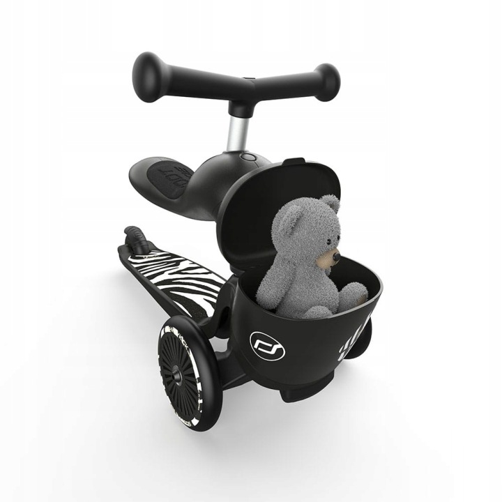 SCOOT AND RIDE HIGHWAYKICK 1 LIFESTYLE самокат каталка 2 в 1 зебра — фото 8