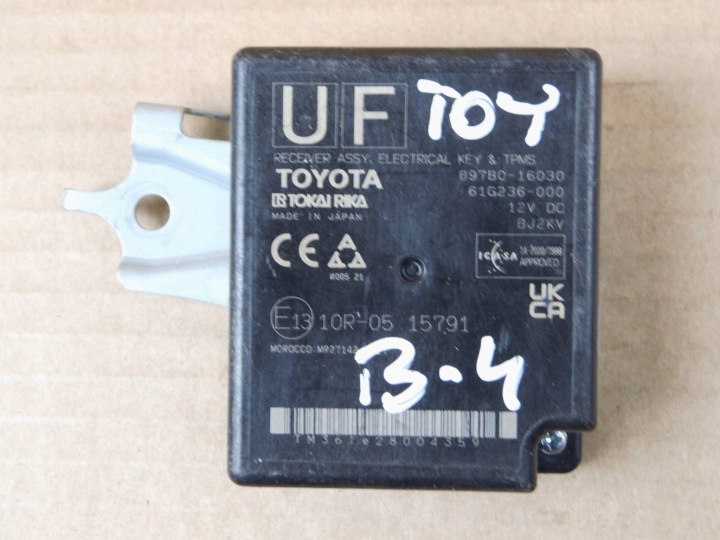 Toyota Corolla Cross module computer control unit KEY & TPMS 897B0-16030