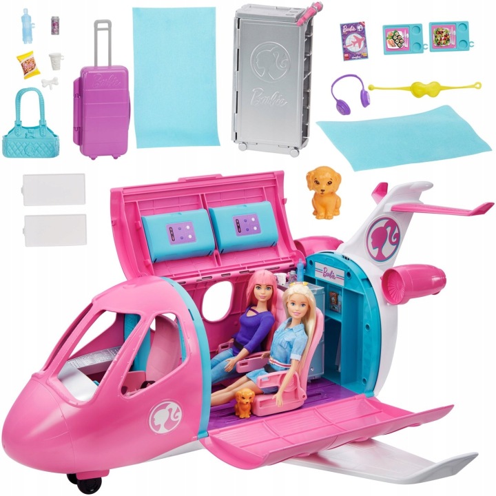 MATTEL BRB Barbie Літак Dream Plane Аксесуари Barbie Літак GDG76 — фото 11