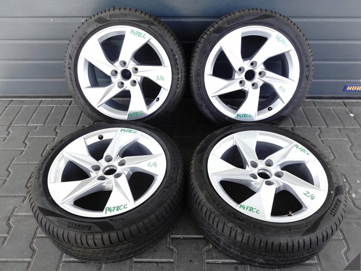 AUDI A3 S3 8Y0 KOLESÁ DISKY +GUMY PIRELLI 225/45 19ROK 6,5MM LATO 8JX17 ET46
