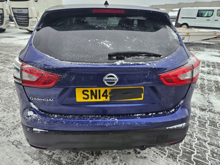 NISSAN QASHQAI II J11 13-17 Porte arrière coffre hayon Porte coffre hayon Complète Couleur RBN G