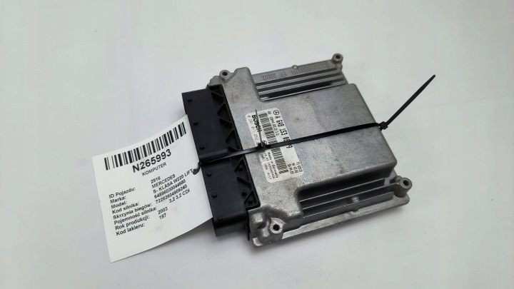 computer of the engine ECU A6481530879 3.2 CDI MERCEDES S- KLASA W220 LIFT