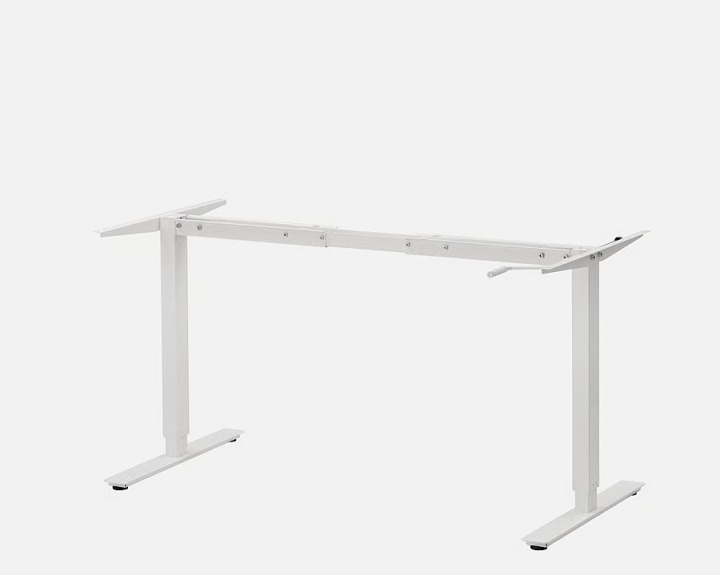 Ikea Trotten, podstavec stolu, 120/160 cm, bílá barva