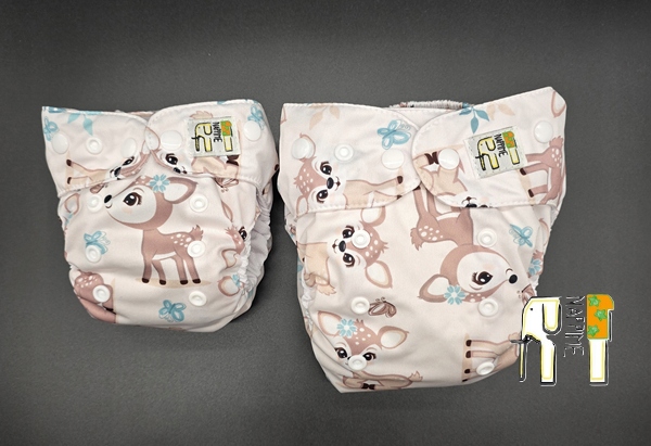 Підгузок Багаторазовий NB Кишенька Мікрофліс Оленятка Підгузки NappiMe