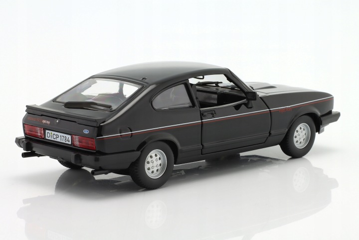 Ford capri 1600 gt чорний 1:24 bburago — фото 3