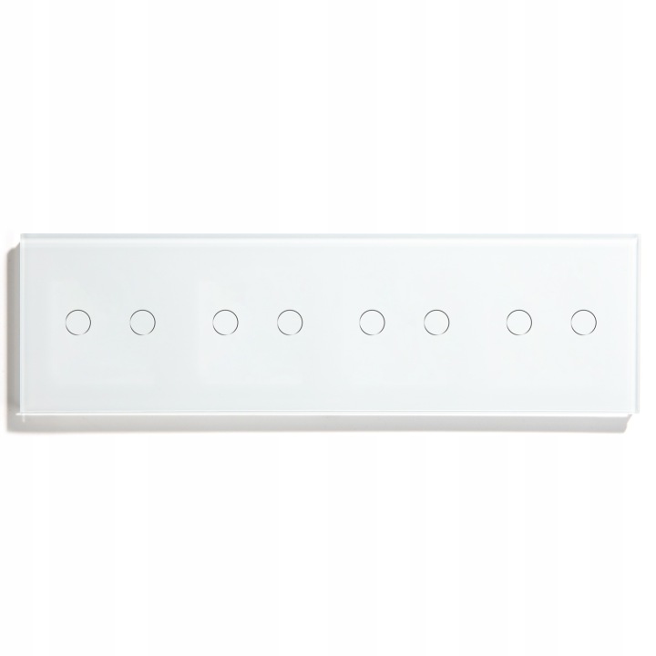 Dotykový Vypínač Světla 299mm 8K Tlačítek Pro Wifi Tuya Skleněný