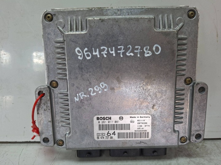 bedienteil des motors 0281011081 9647472780 9646850580 Citroen Peugeot 2.0 HDI