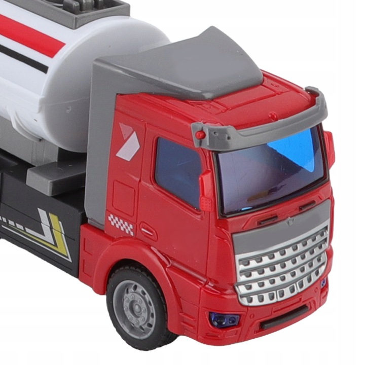 Модель вантажівки з приводом pull back 1/48 напівпідвісний важкий IX — фото 10