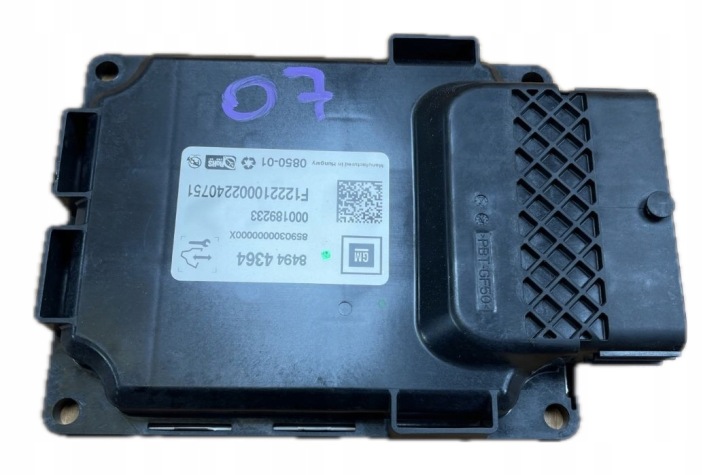 O7 CADILLAC CT5 SPORT V 2019 - module control unit MAGNERIDE 84944364