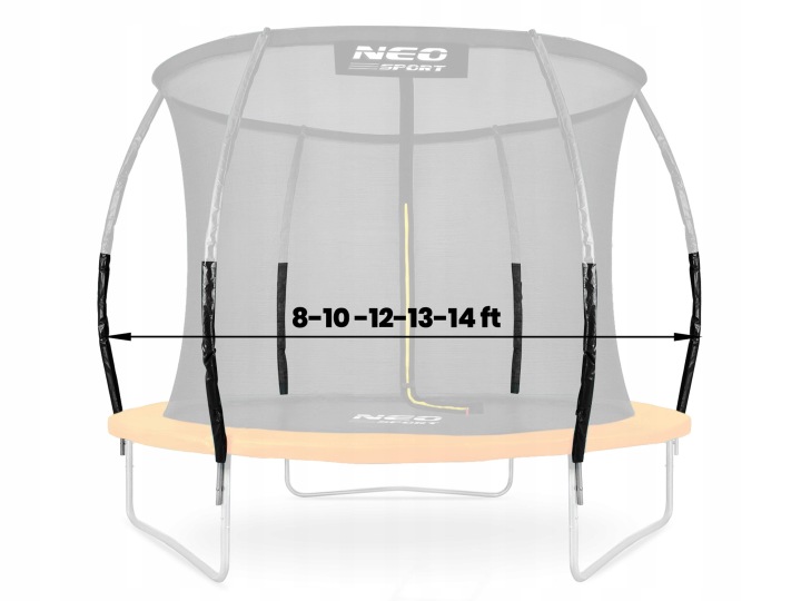 Стовпчик верхній для батута C внутрішньої 8-14ft Neosport — фото 2