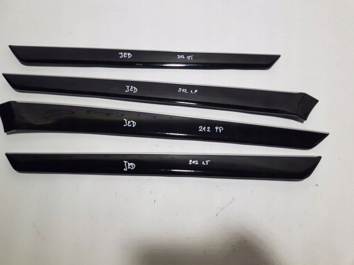 MERCEDES W212 DEKORY mouldings door KOMPLET right left front rear part