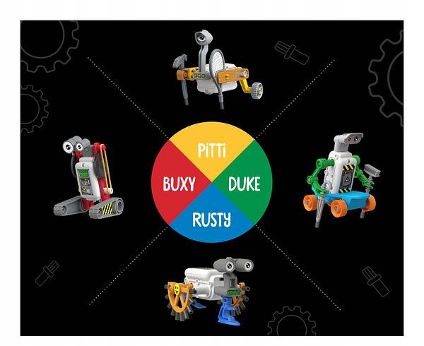 Робот на скейтборді Duke - мініробот для дітей Rebotz — фото 4