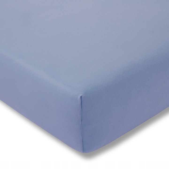 Estella Prostěradlo Jersey Modrá barva 100x200 160