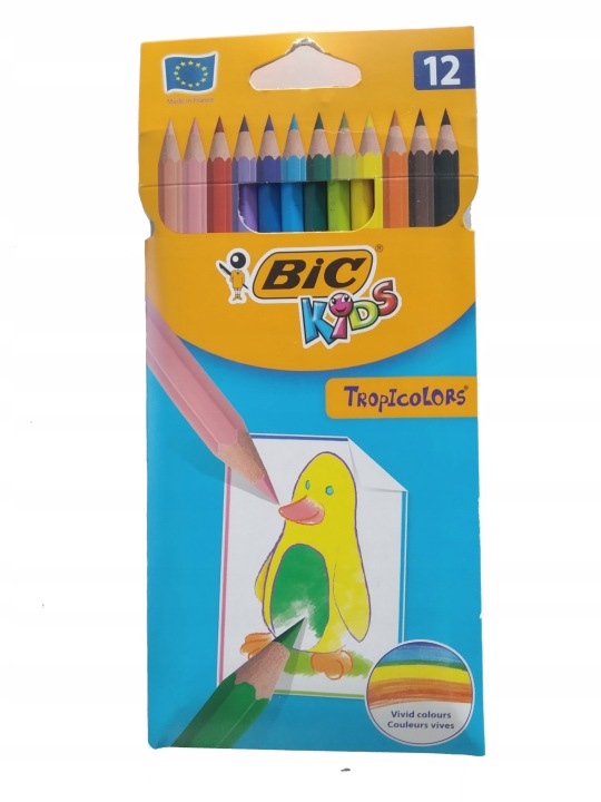 BIC KIDS кольорові олівці 12 шт. (виставковий) — фото 3