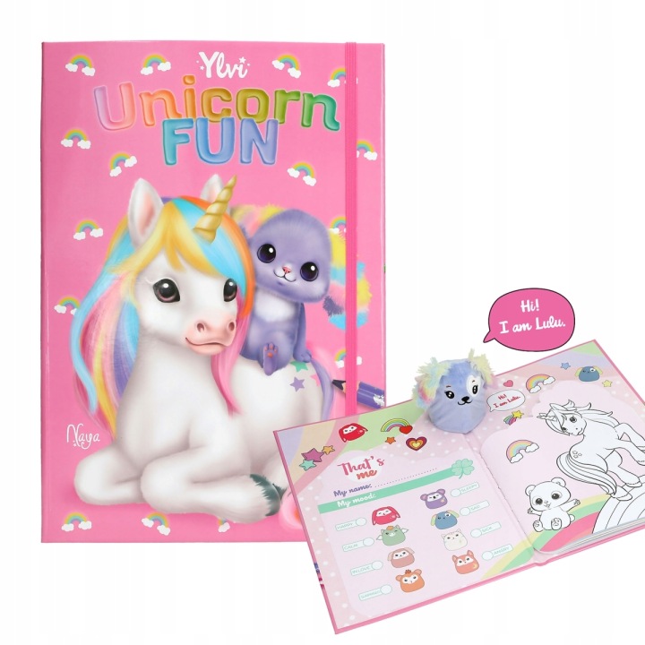 Розмальовка з плюшевим єдинорогом Ylvi Єдиноріг Fun 13741 — фото 6
