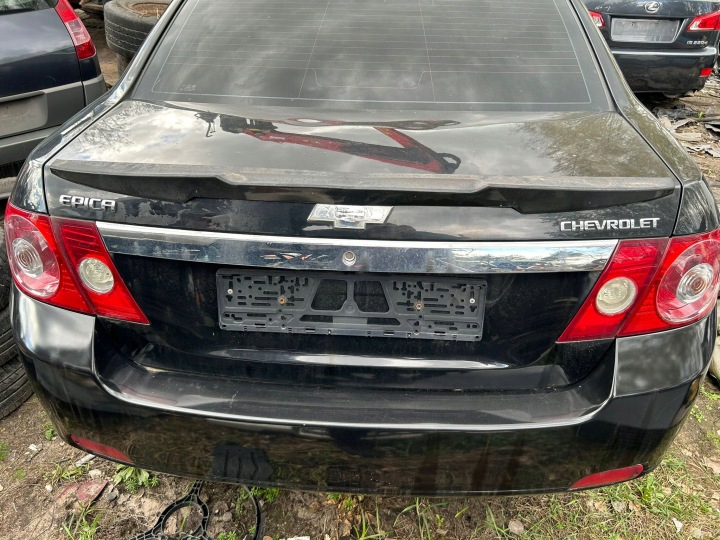 complete rear part CHEVROLET EPICA II black trunk door boot bumper rear part lights
