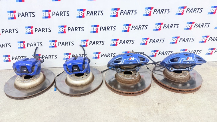 BMW G01 X3 Bremssattel Bremse Sattel Bremsscheibe HAMULCE 348/345 MPAKIET blaue M-PERFORMANCE