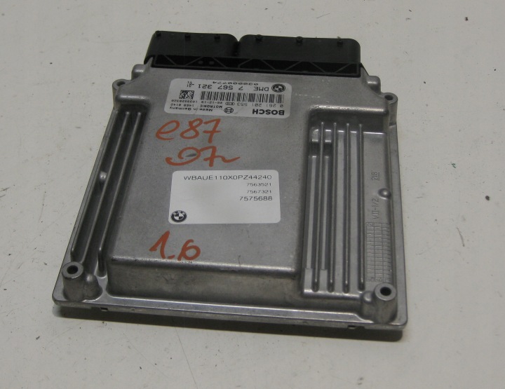 BMW E87 5D 07R computer control unit of the engine 0261201553 7567321