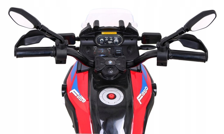 Cross Мотоцикл електричний на акумуляторі для дітей BMW F850 GS Червоний — фото 16