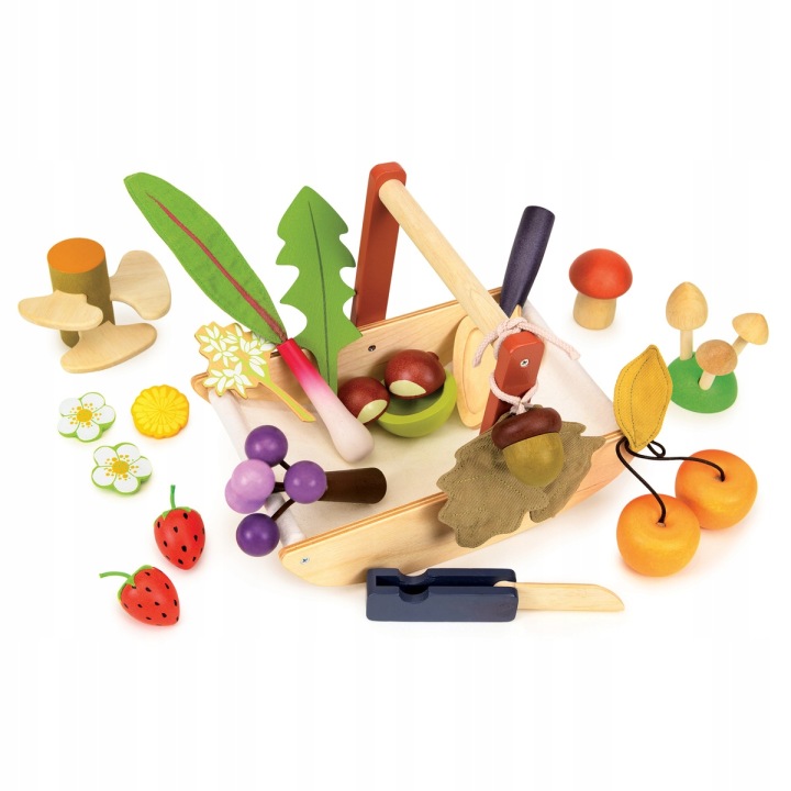 Tender Leaf Toys Лісовий кошик дослідника дерев'яні іграшки — фото 3