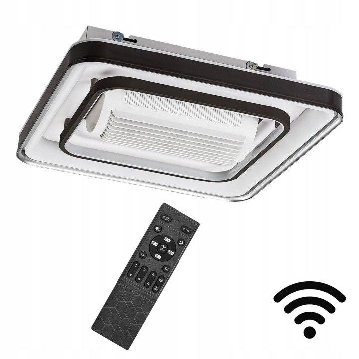 Stropní svítidlo s ventilátorem Lampowentylator WiFi Led 50W dálkový ovladač Aireon