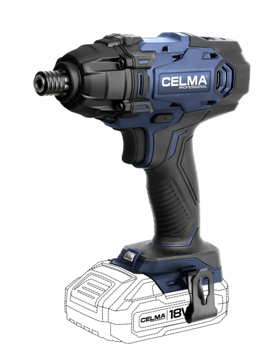 Příklepová vrtačka Celma Professional 18 V 180 Nm akumulátorová
